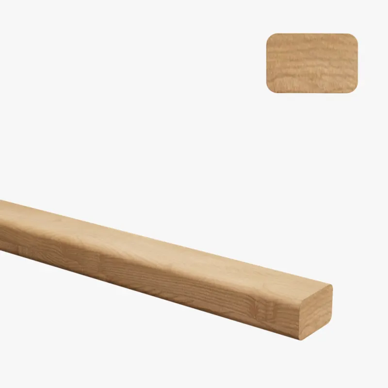 6002 American Cherry Wood Handrail Profile | Viewrail