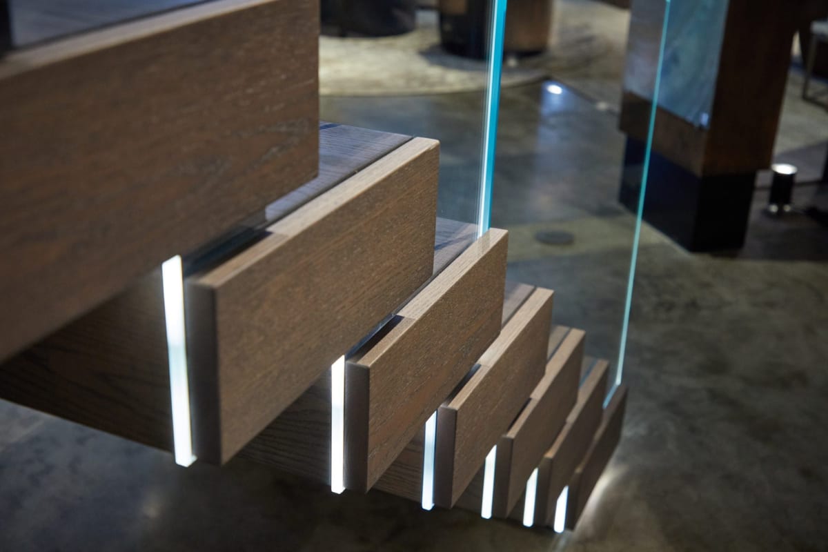 Integrated LED treads