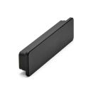 MetalBevRail EndPlug Blk