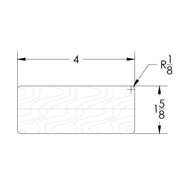 6005 Beverage Handrail diagram