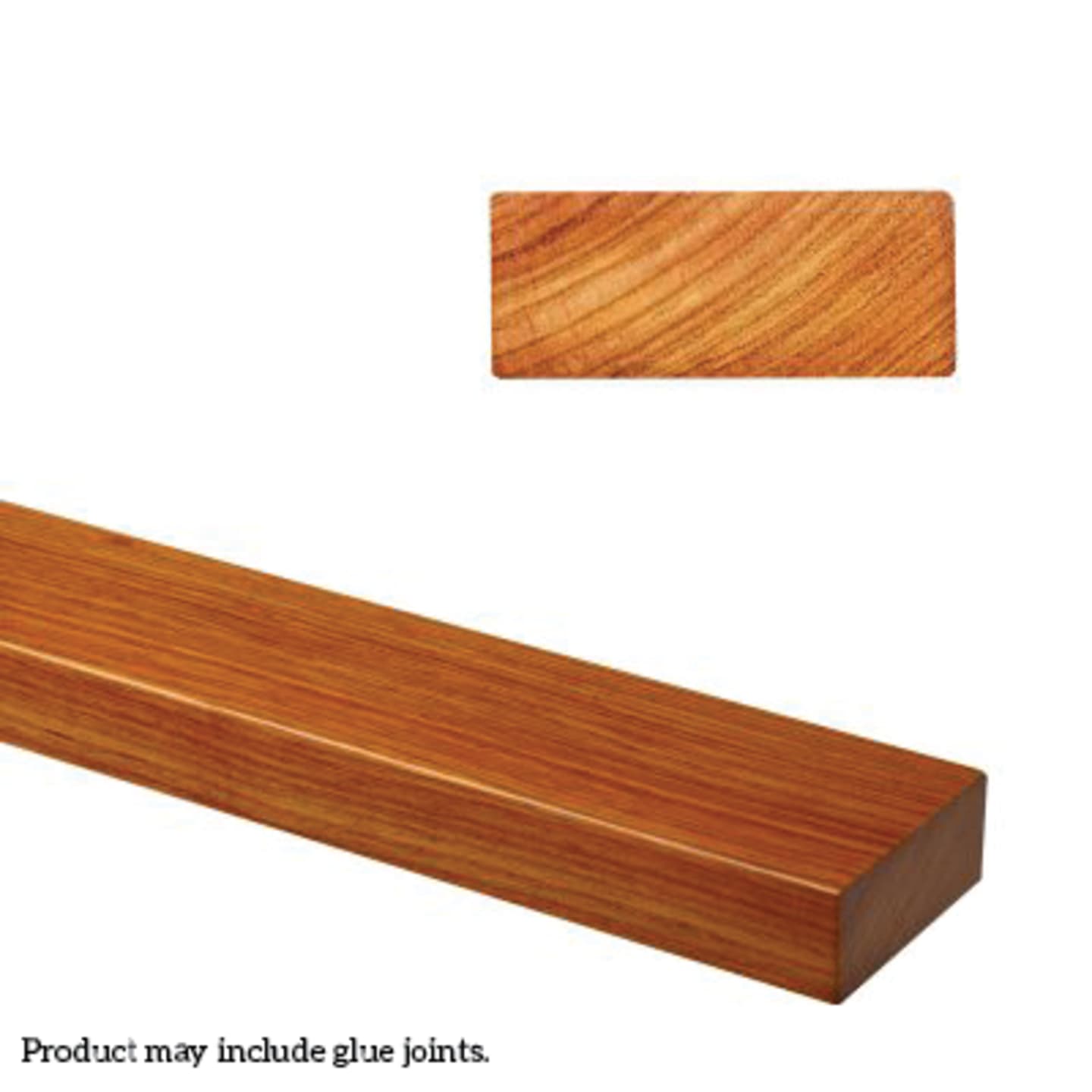 Beverage Handrail with glue joints