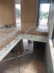 Cantilever stair from above