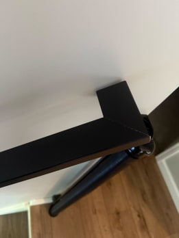 Mitered handrail corner detail