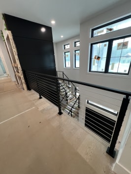 Cable railing loft