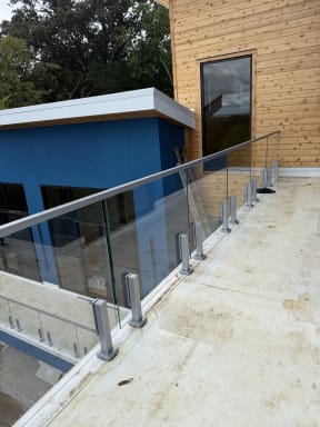 Glass balcony