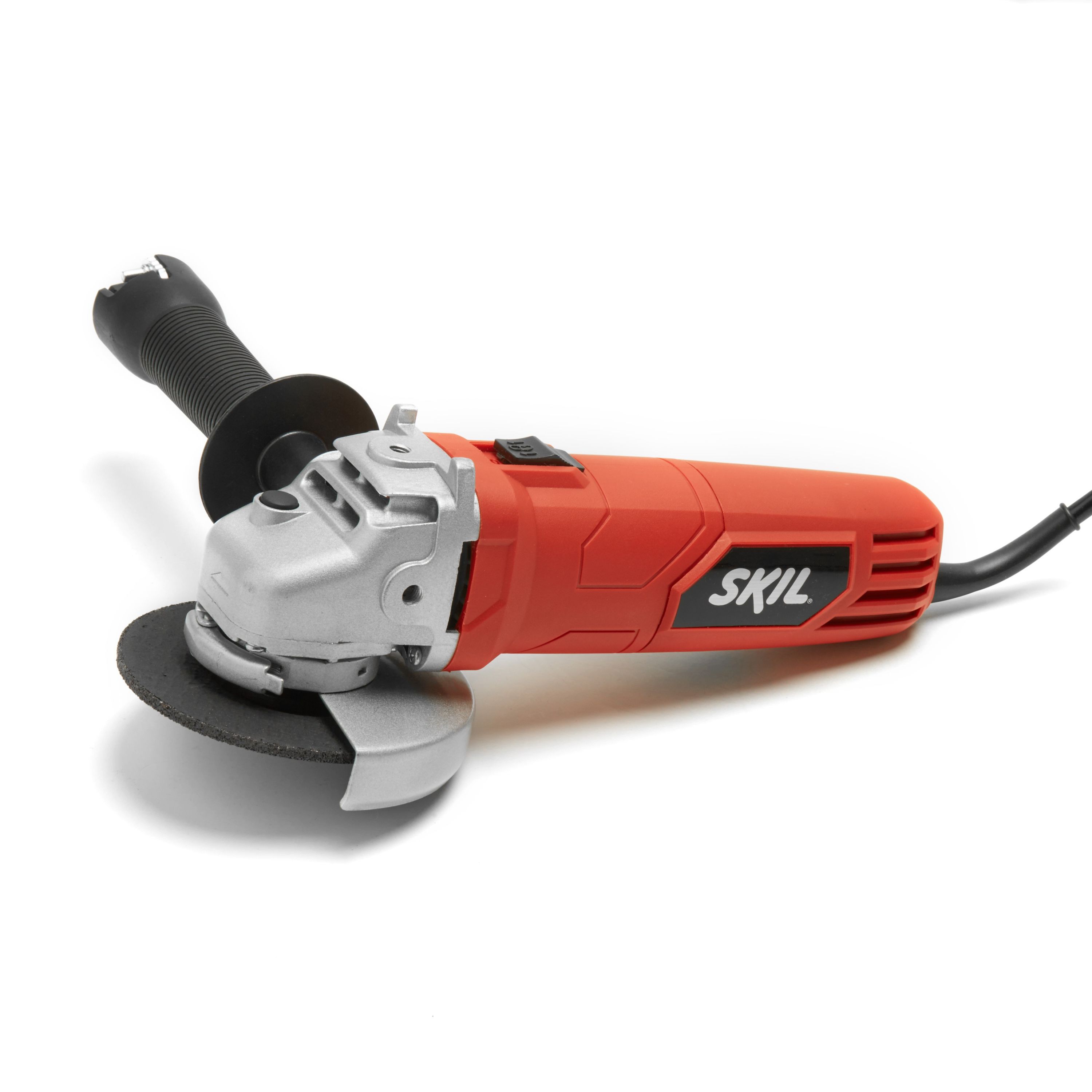 Red electric SKIL angle grinder
