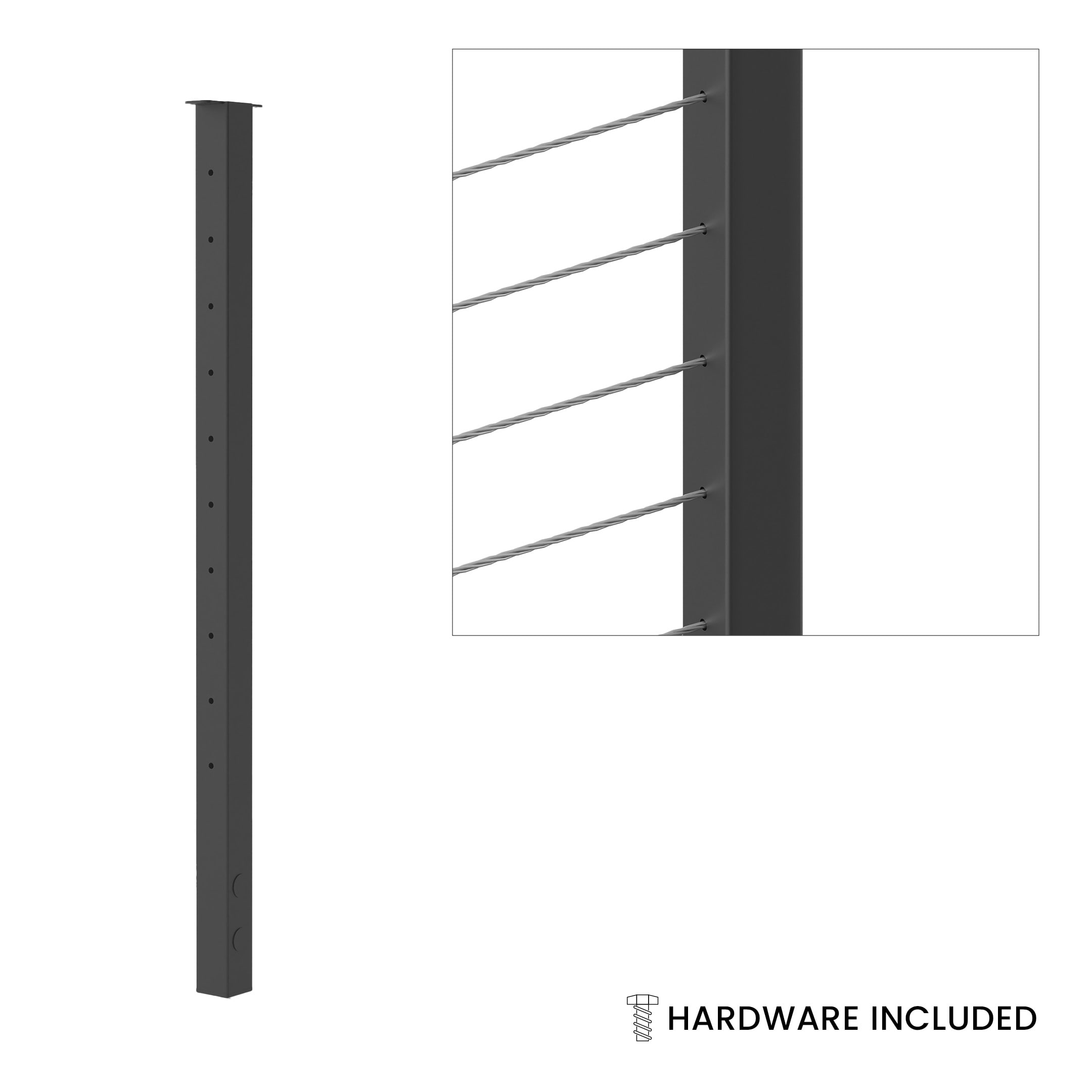 Express Side Mount Level End Post
