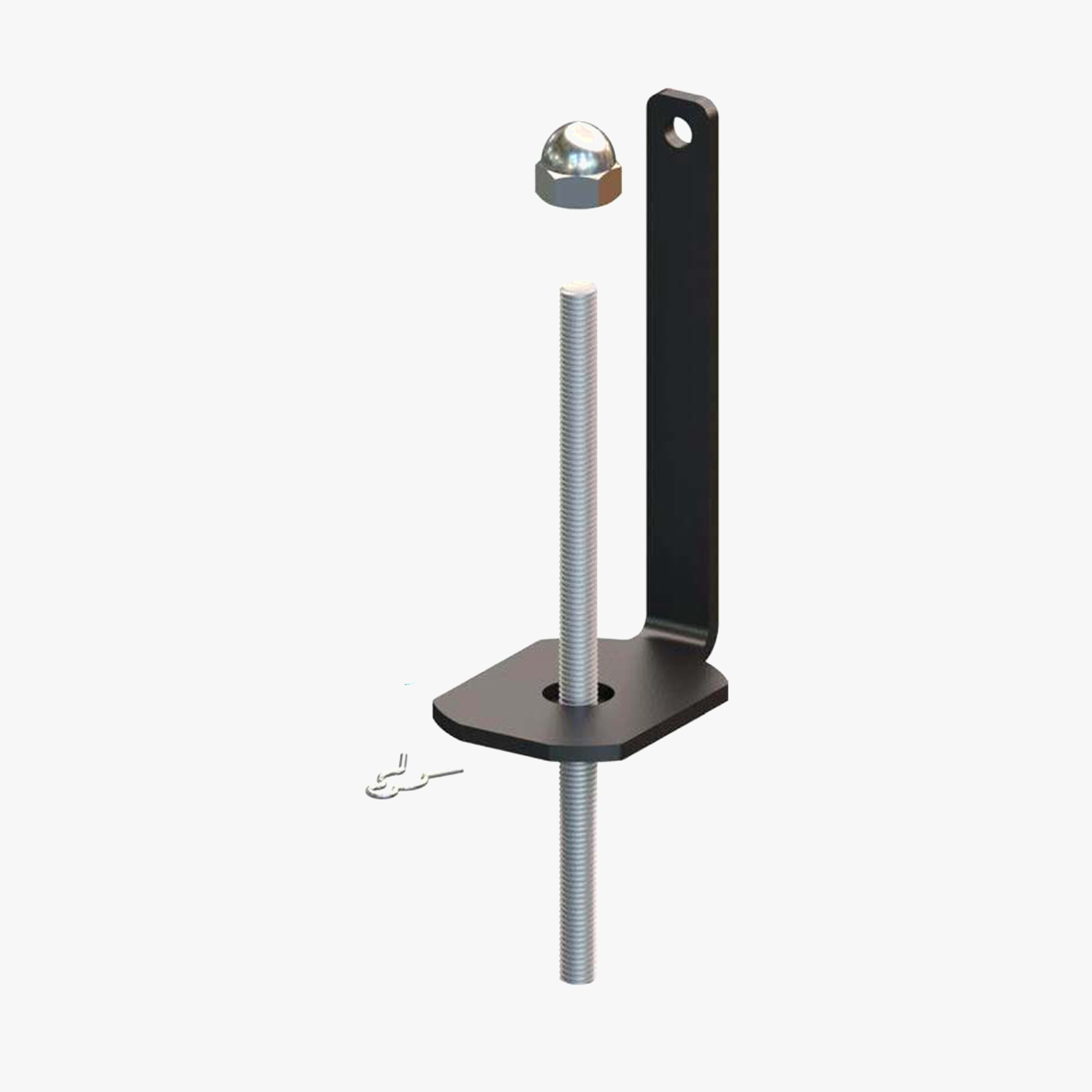 Hollow Floor Post Mounting Bracket Kit
