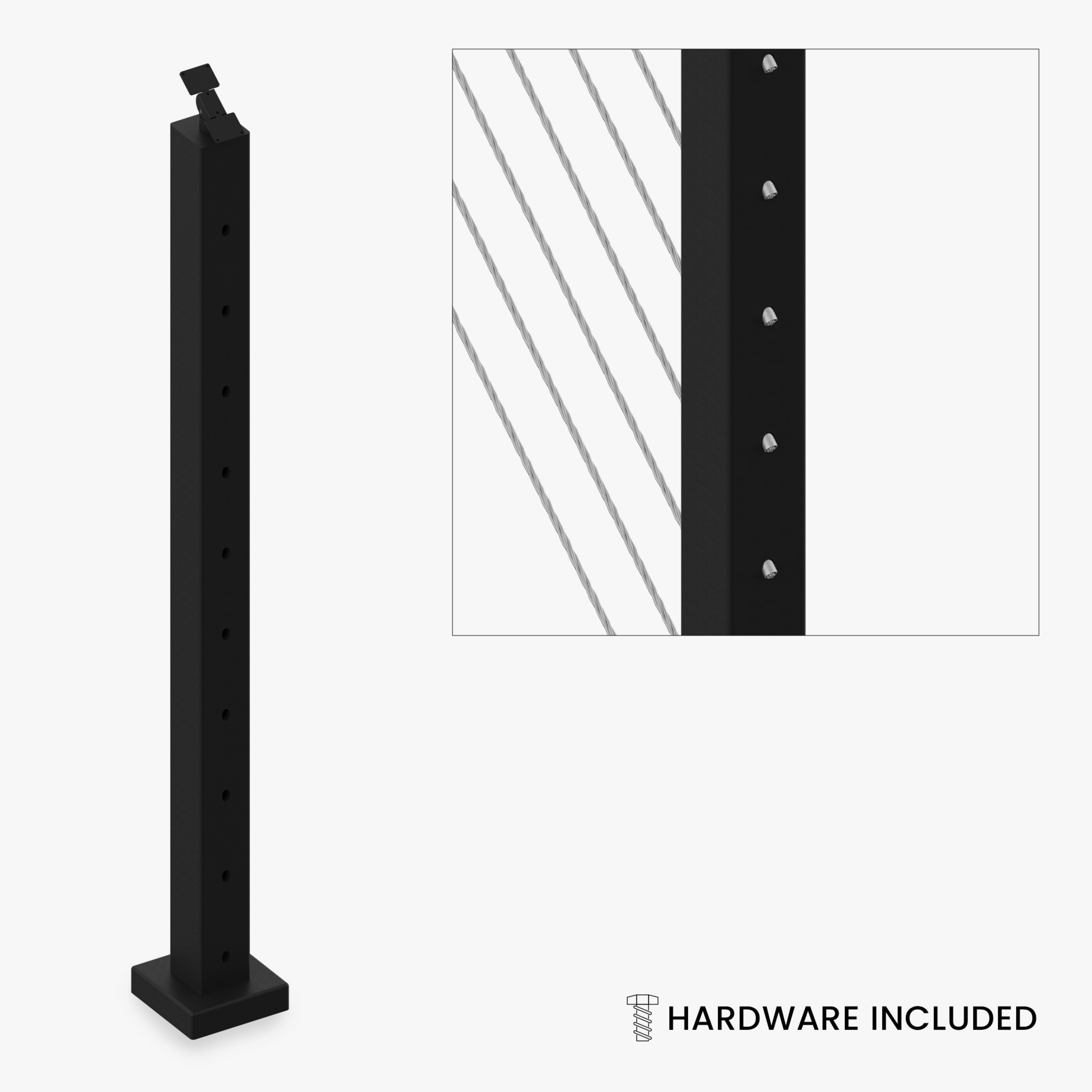 Express Angle End Post