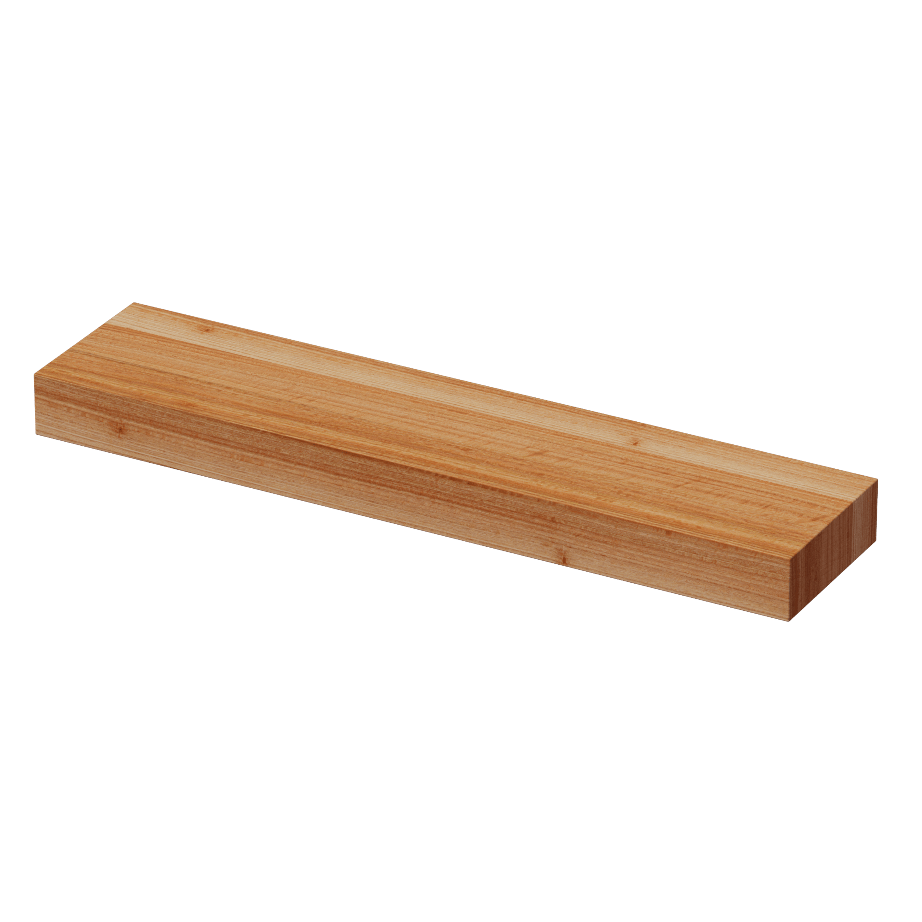 2-1/2" Quartersawn White Oak Butcher Block Tread