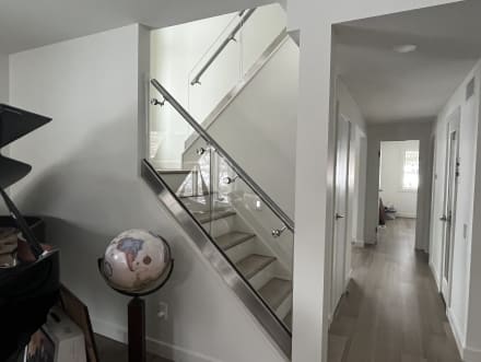 Glass stair