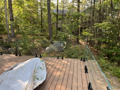 Glass deck