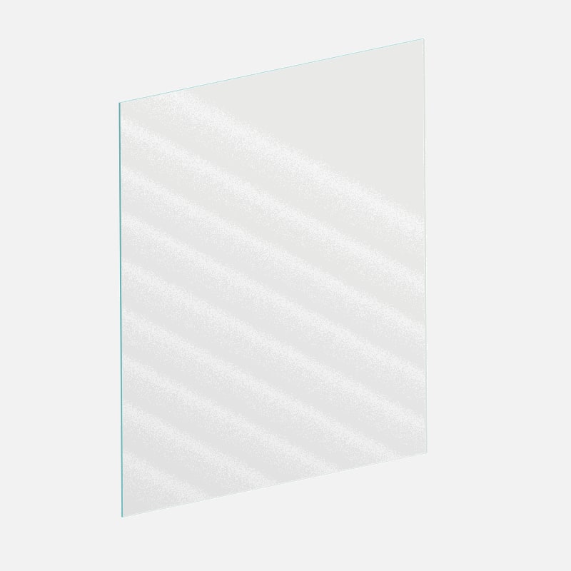 1/2" Ultra Clear Glass Panel - Surface Talon System