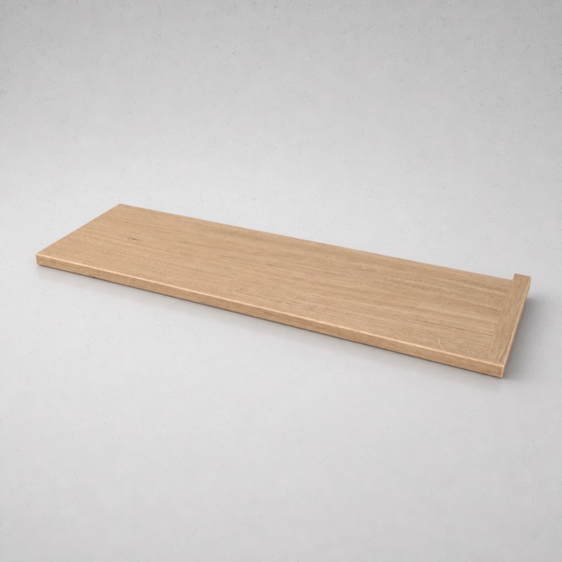 1" Stair Tread - 1/8" Roundover