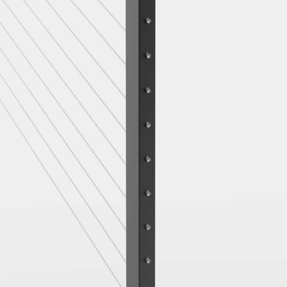 Express Side Mount Angle End Post Rear