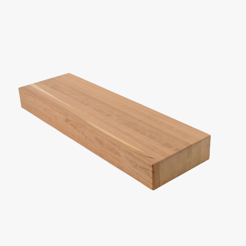 4" Thick American Cherry Stair Tread - Butcher Block
