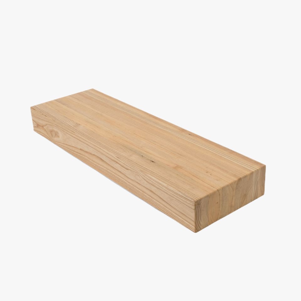4" Thick Ash Stair Tread - Butcher Block