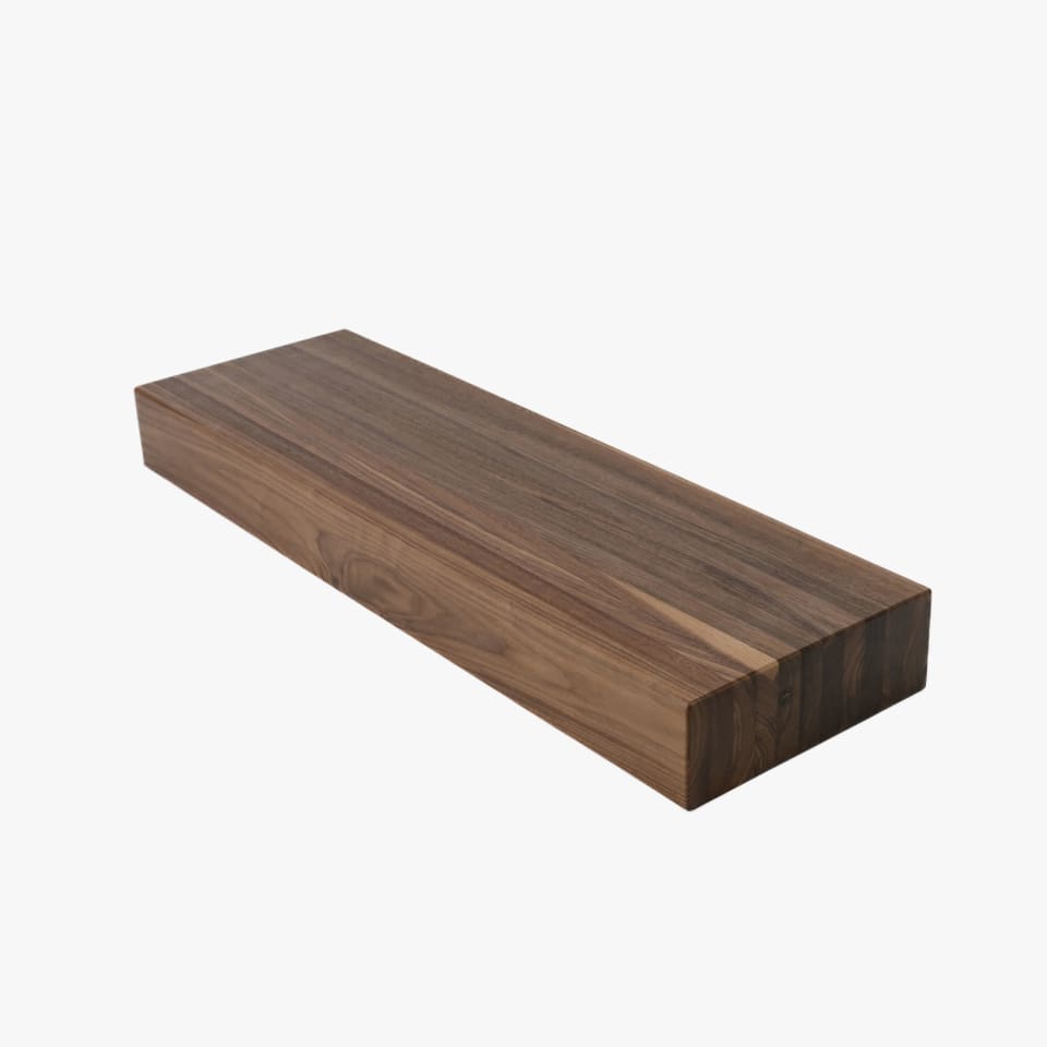 4" Thick Walnut Stair Tread - Butcher Block