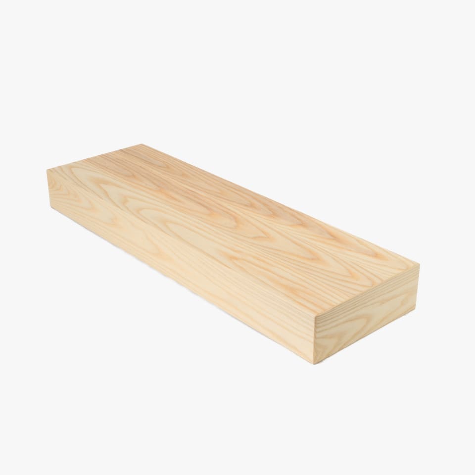 4" Thick Ash Stair Tread - Signature