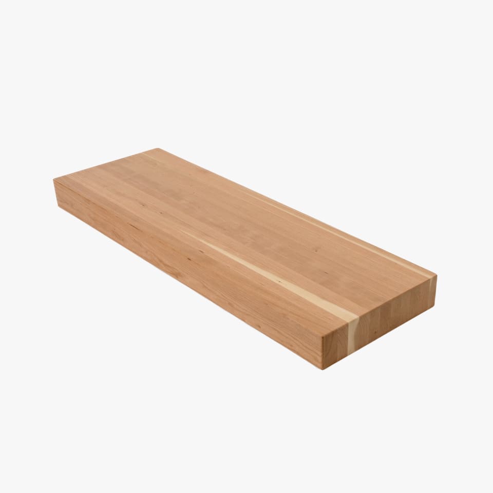 2-1/2" Thick American Cherry Stair Tread - Butcher Block