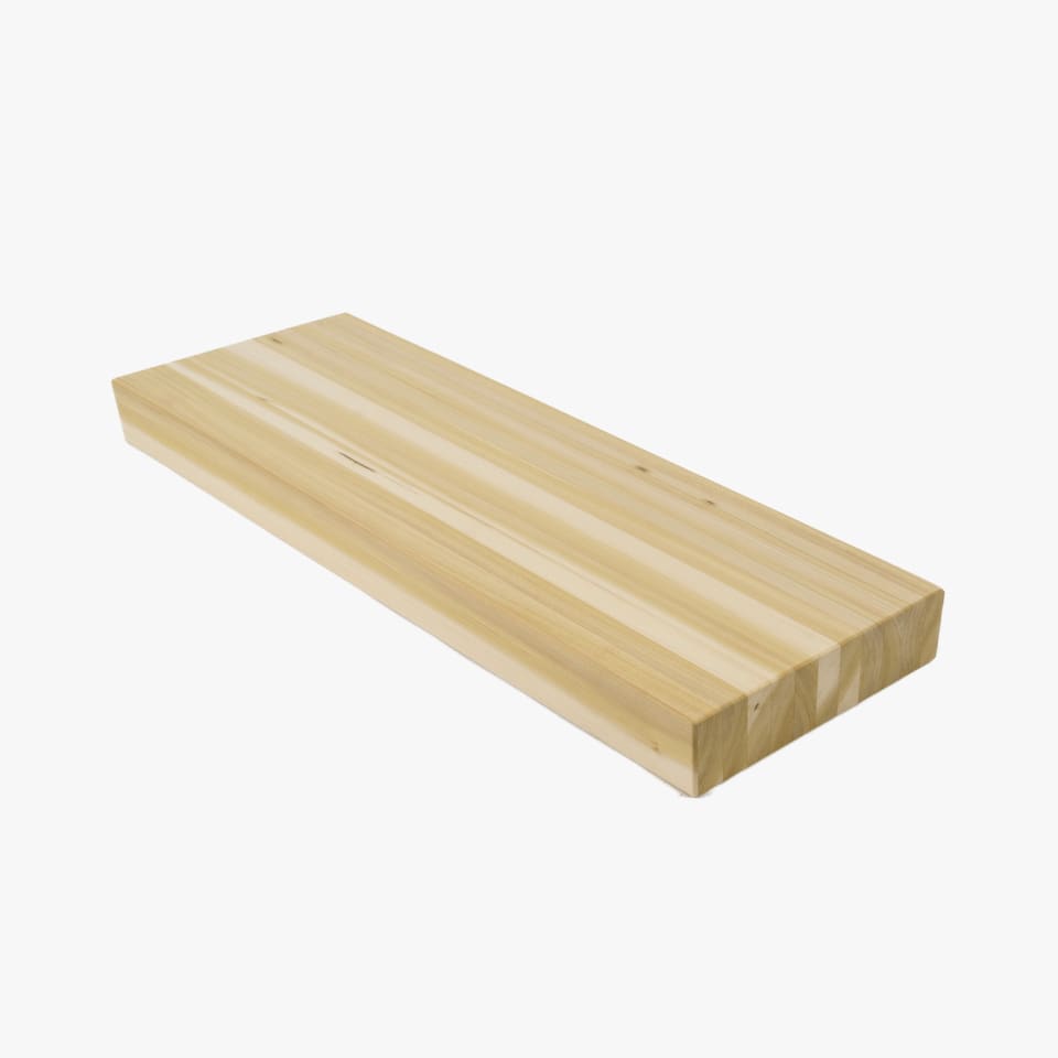 2-1/2" Thick Paint Grade Stair Tread - Butcher Block