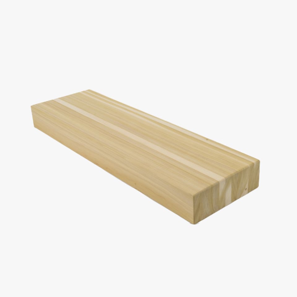 3-1/2" Thick Poplar Stair Tread - Butcher Block