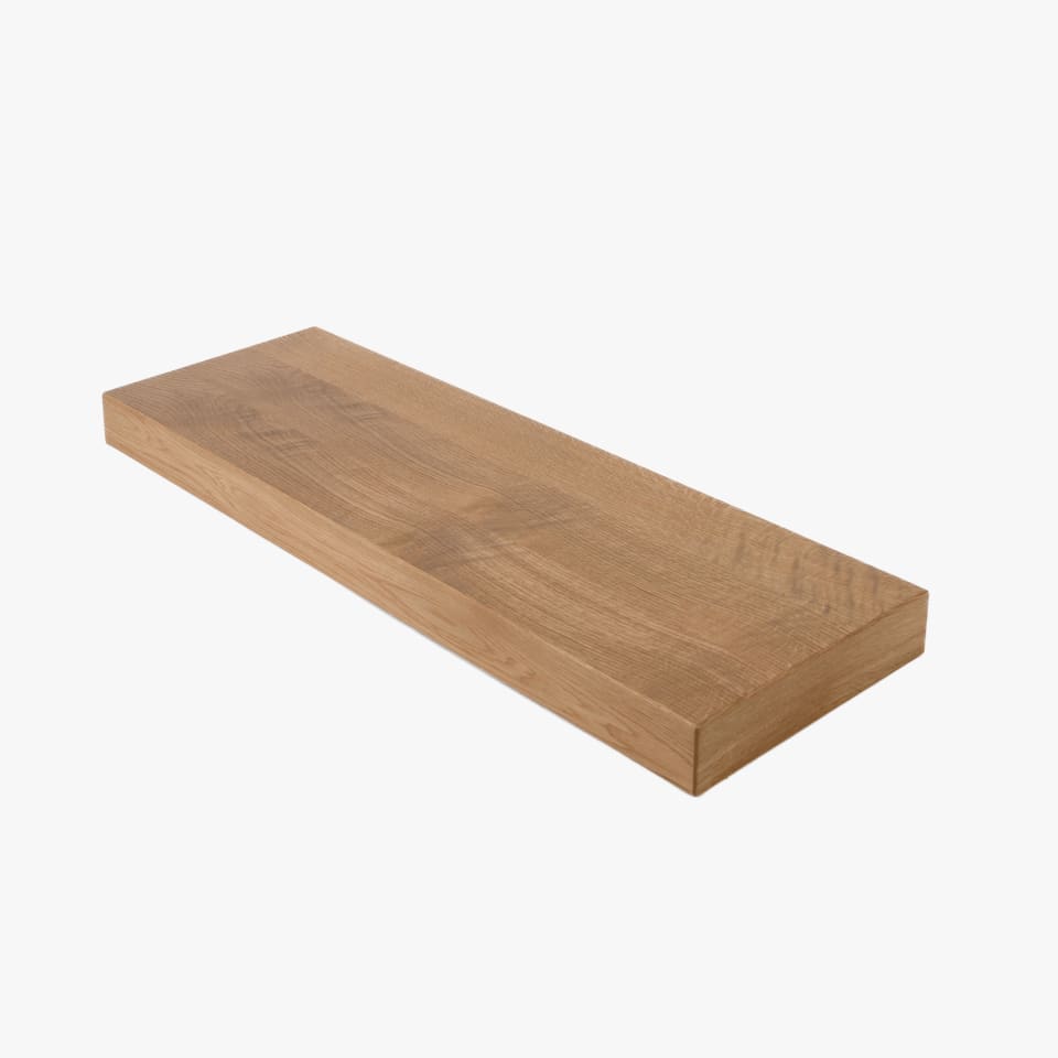 2" Thick Quartersawn White Oak Stair Tread - Signature