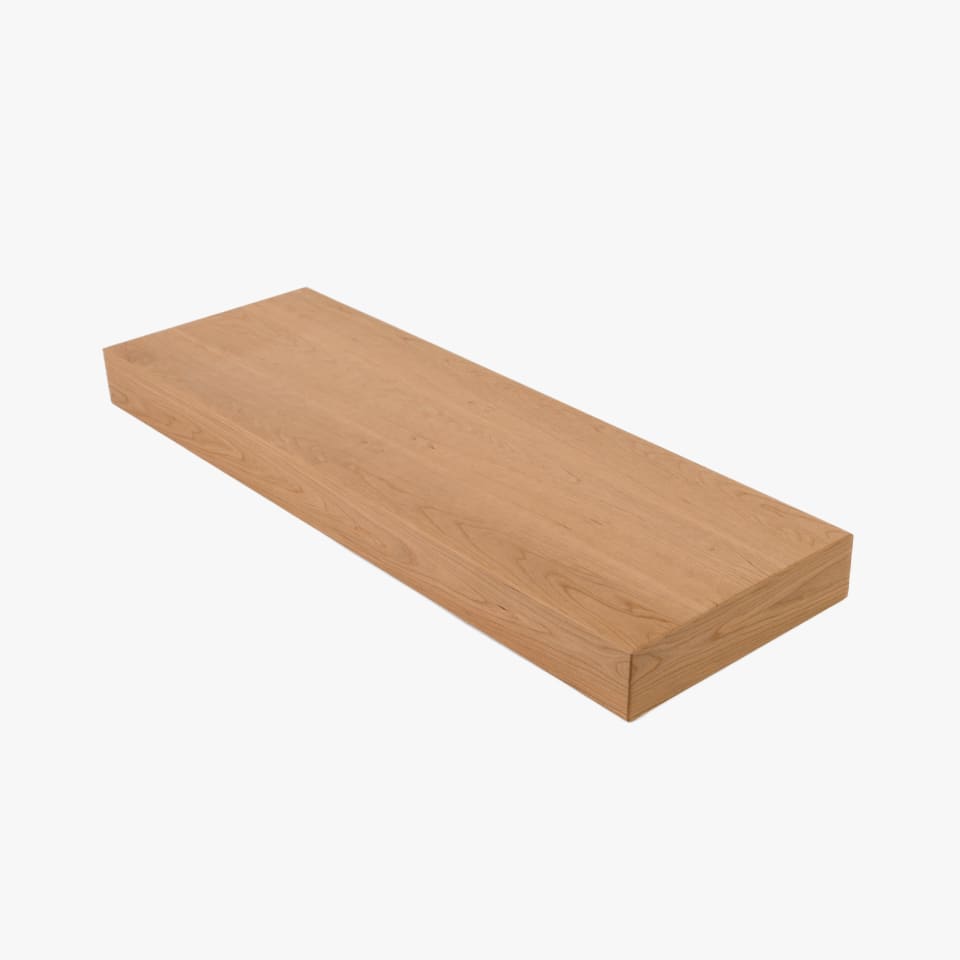 2-1/2" Thick American Cherry Stair Tread - Signature