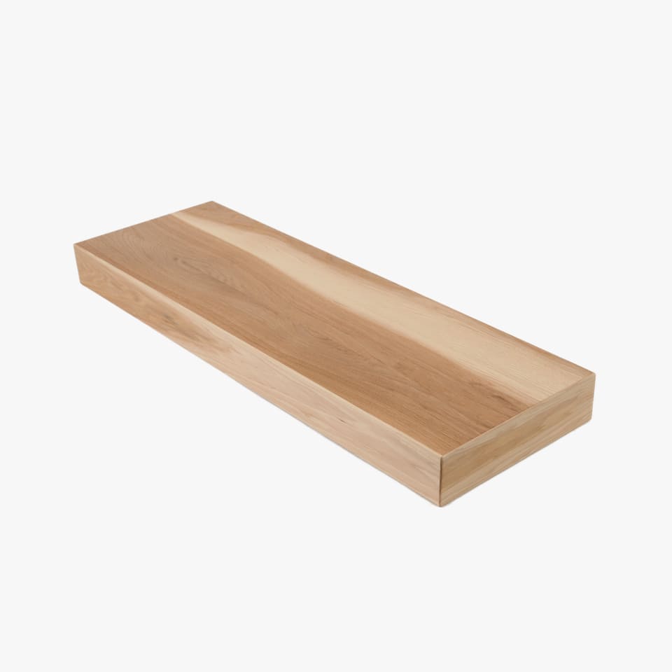 2-1/2" Thick Hickory Stair Tread - Signature