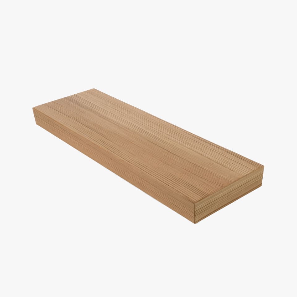 2-1/2" Thick Riftsawn White Oak Stair Tread - Signature