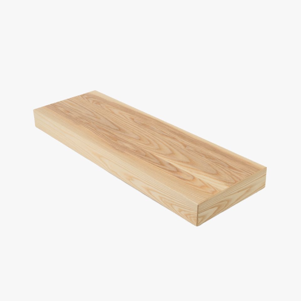 2-1/2" Thick Ash Stair Tread - Signature