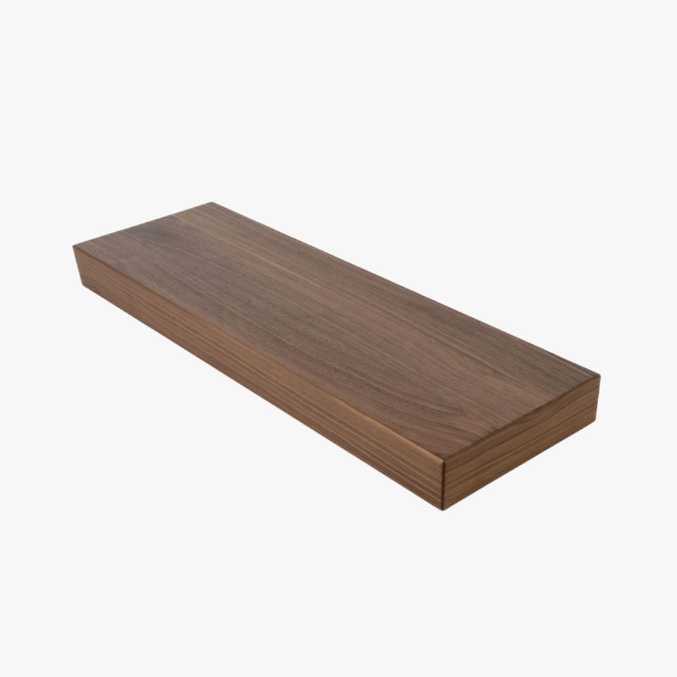 2-1/2" Thick Walnut Stair Tread - Signature