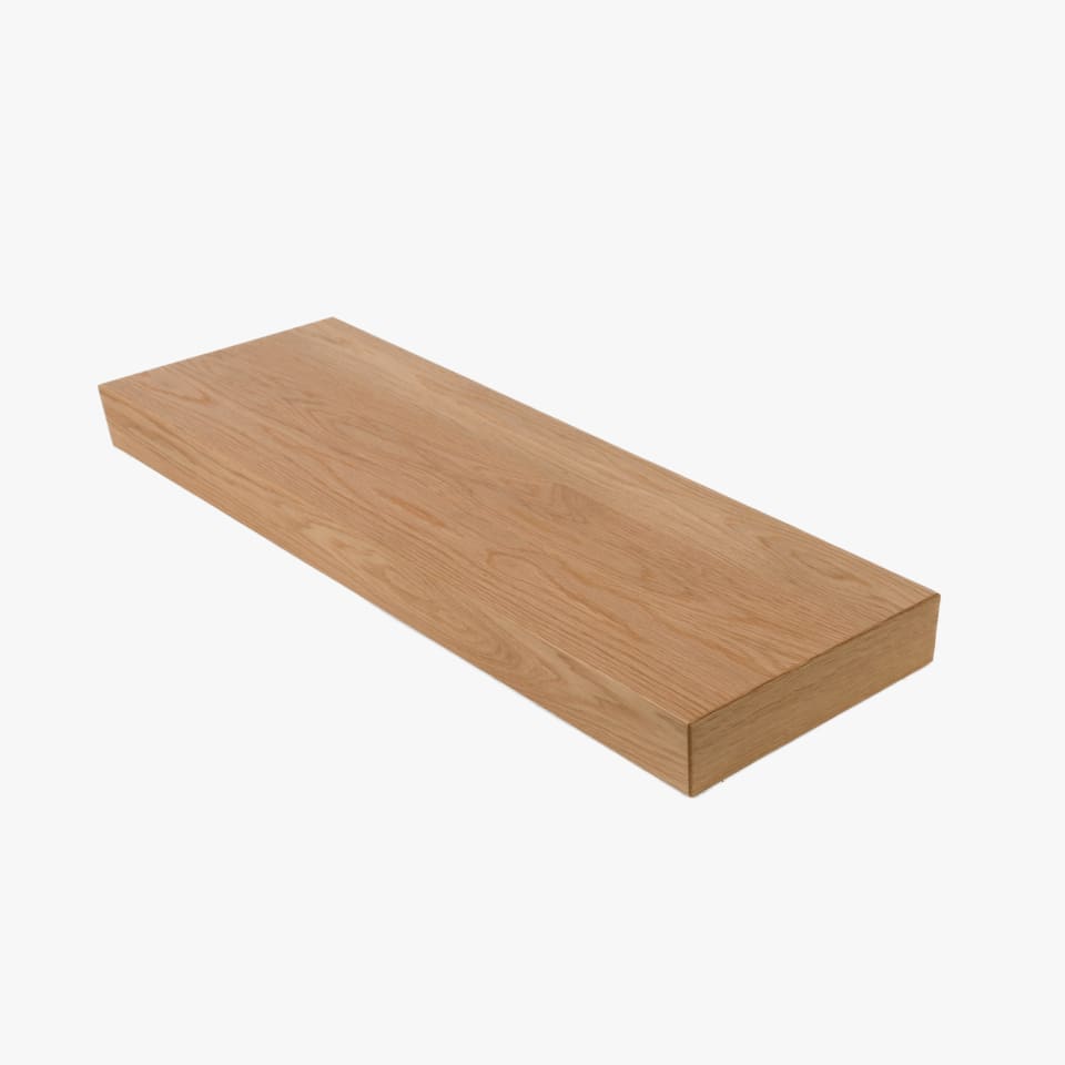 2-1/2" Thick White Oak Stair Tread - Signature