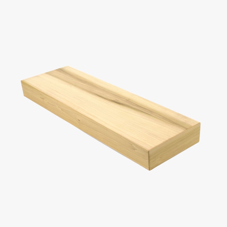 3-1/2" Thick Poplar - Stain Grade Stair Tread - Signature