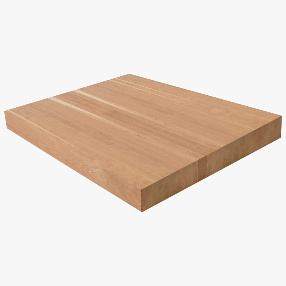 3-1/2" Thick American Cherry Landing Platform - Butcher Block