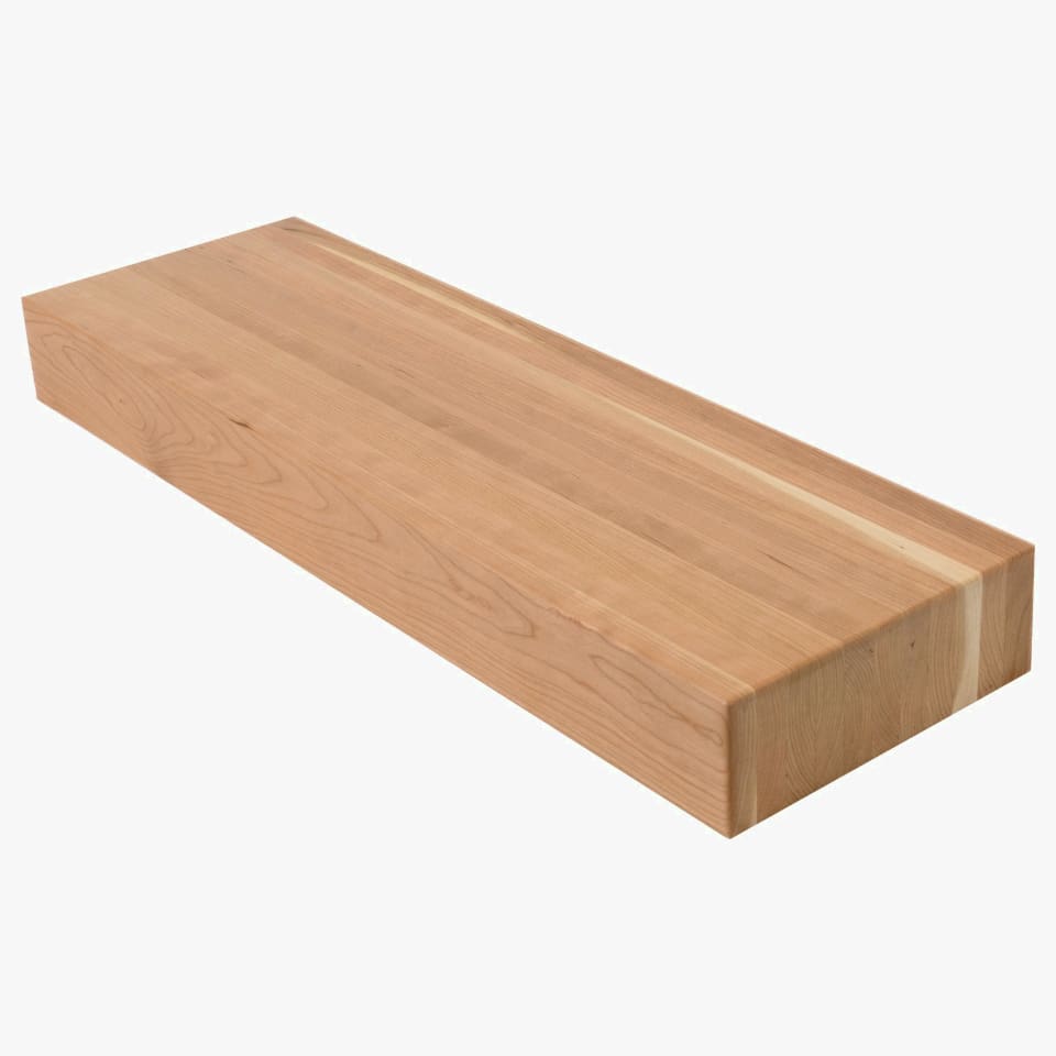 4" Thick Stair Tread - Butcher Block