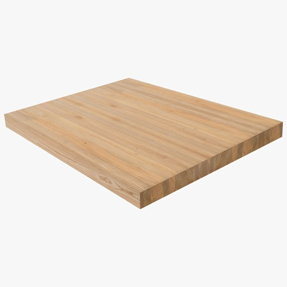 2-1/2" Thick Ash Landing Platform - Butcher Block