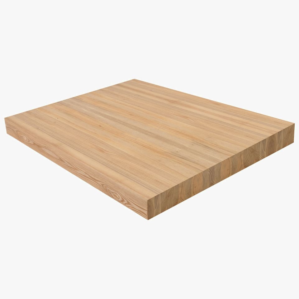 3" Thick Ash Landing Platform - Butcher Block