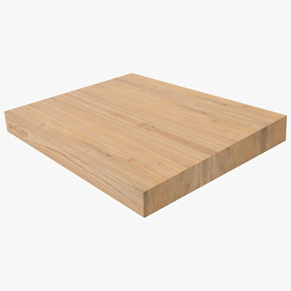 4" Thick Ash Landing Platform - Butcher Block