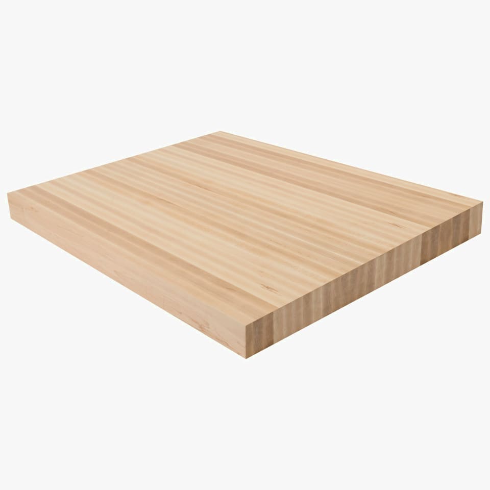 3" Thick Hard Maple Landing Platform - Butcher Block