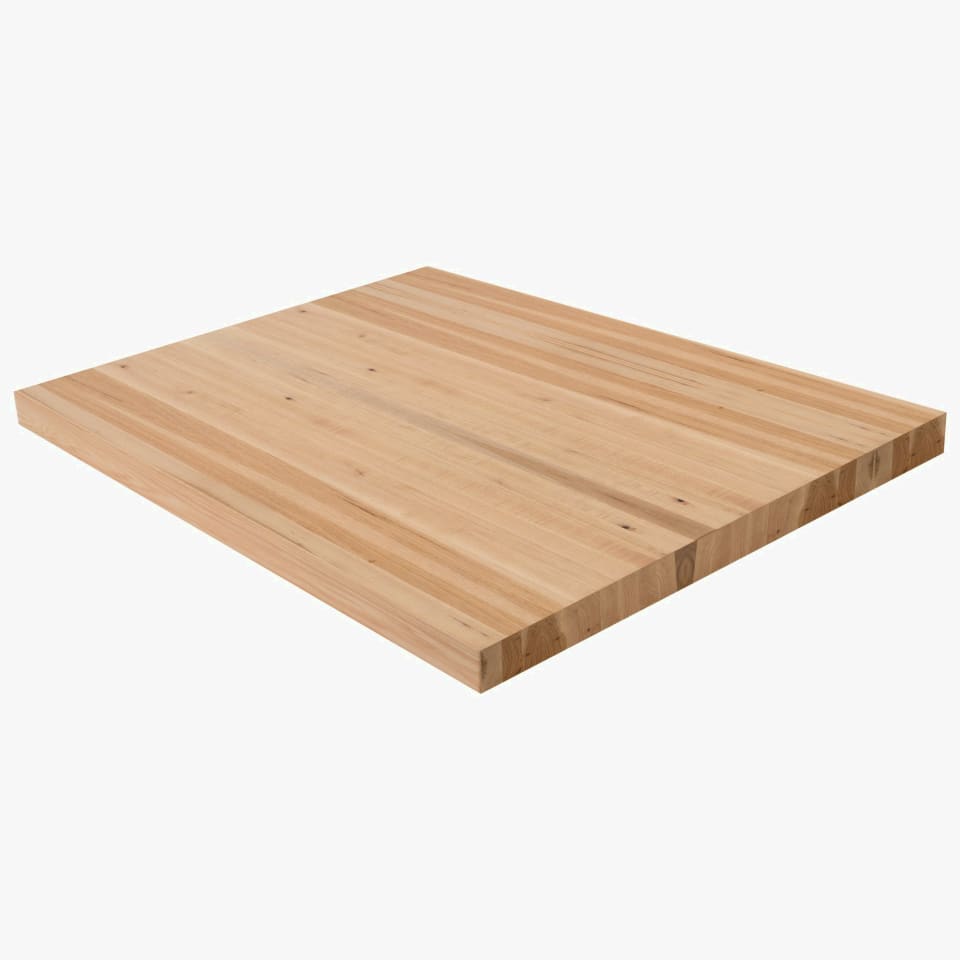 2-1/2" Thick Hickory Landing Platform - Butcher Block