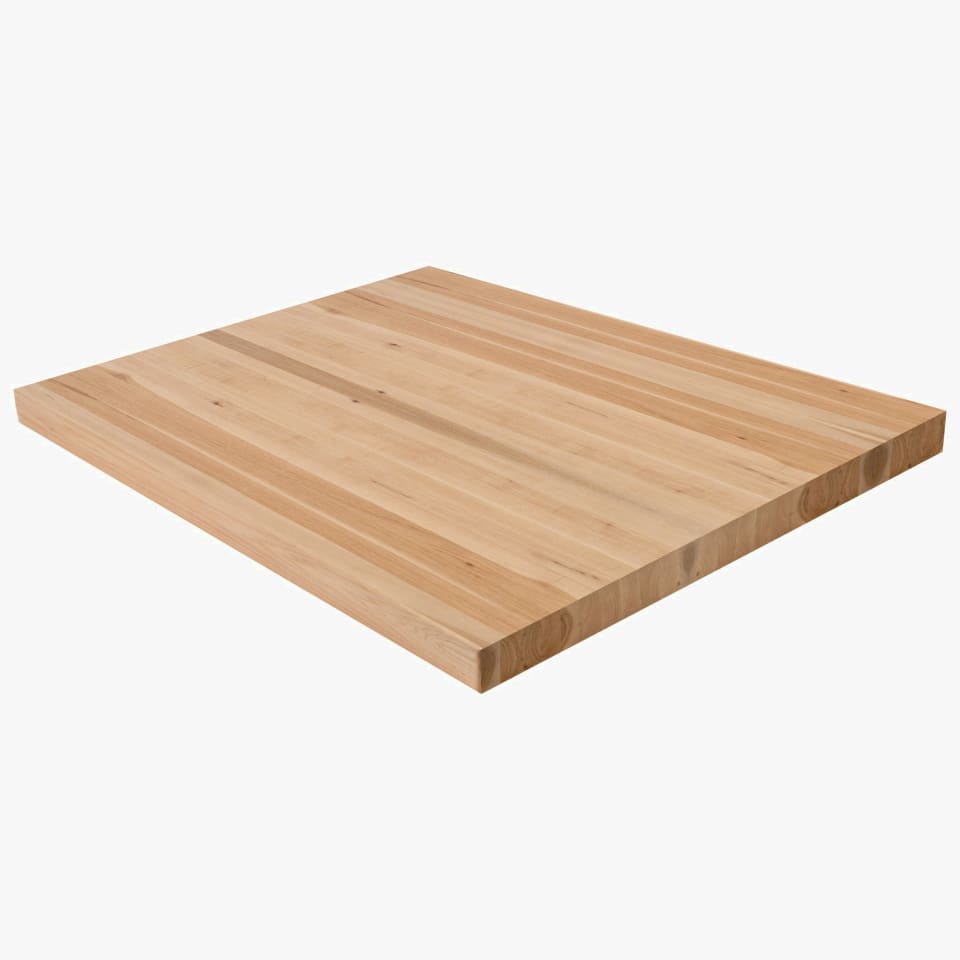 2" Thick Hickory Landing Platform - Butcher Block
