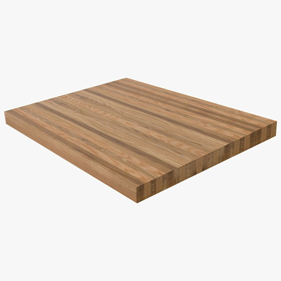2-1/2" Thick Quartersawn White Oak Landing Platform - Butcher Block