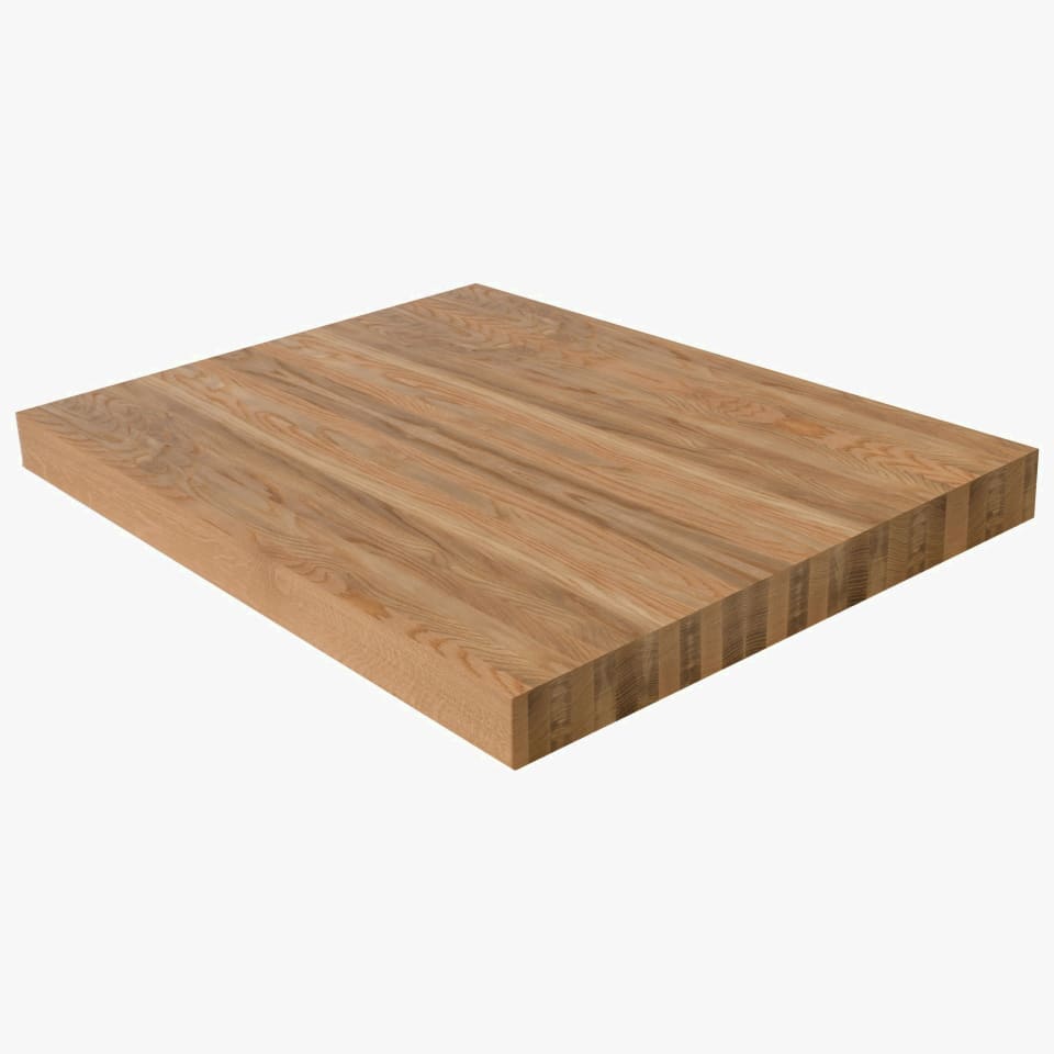 3" Thick Quartersawn White Oak Landing Platform - Butcher Block
