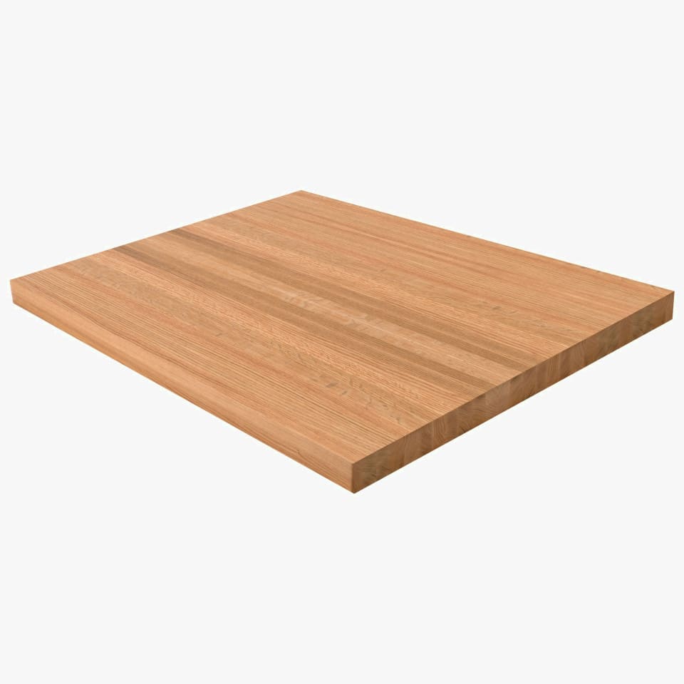 2" Thick Red Oak Landing Platform - Butcher Block