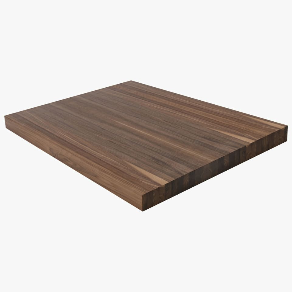 2-1/2" Thick Walnut Landing Platform - Butcher Block