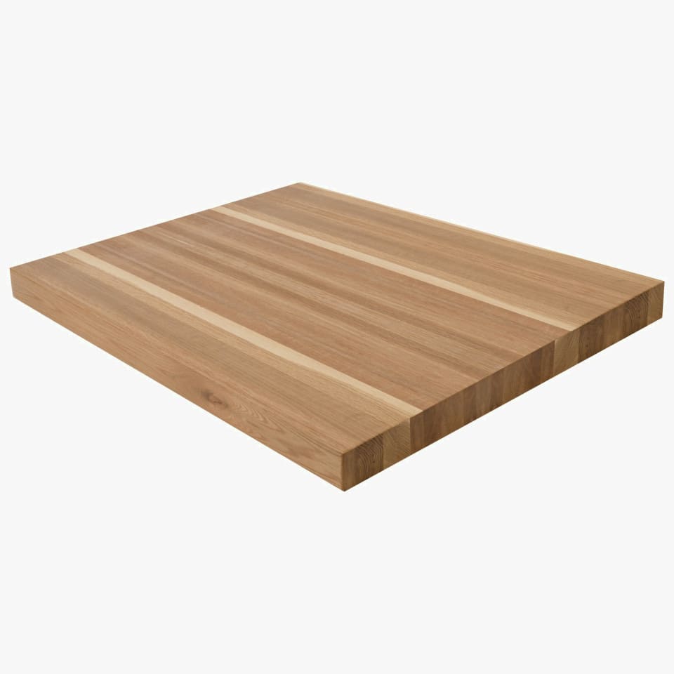 2-1/2" Thick White Oak Landing Platform - Butcher Block