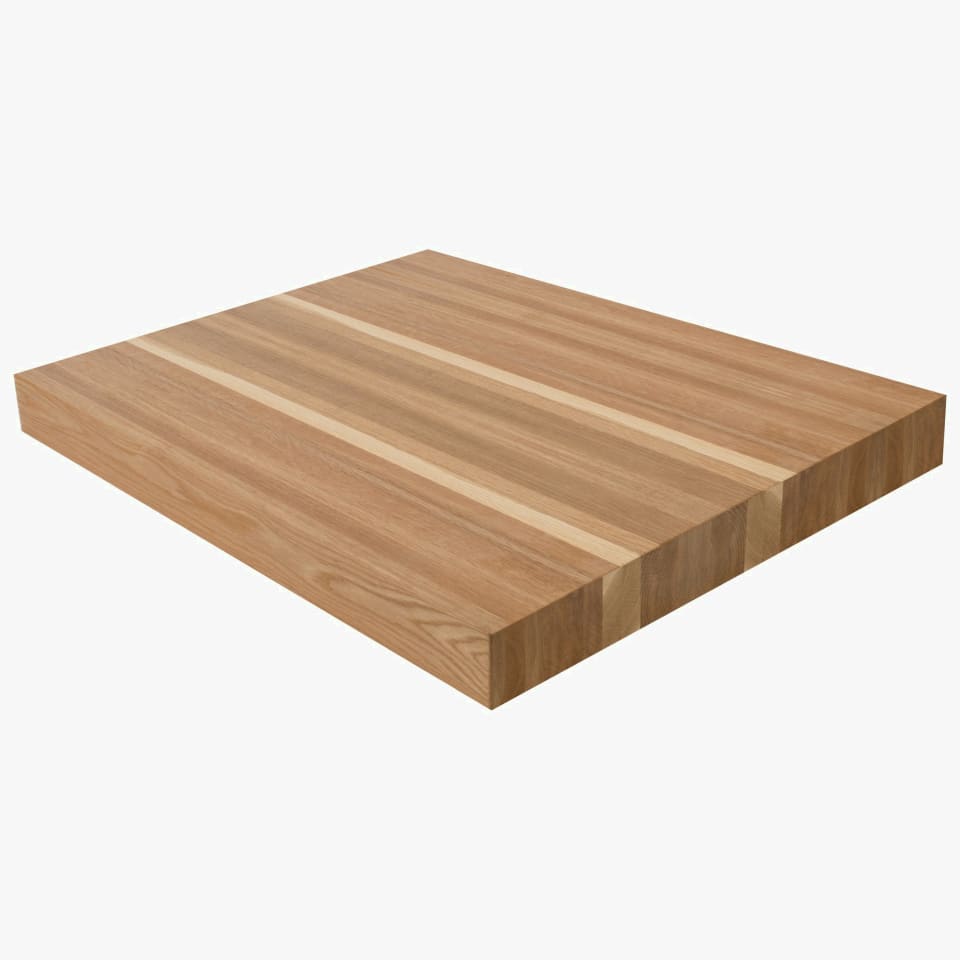3-1/2" Thick White Oak Landing Platform - Butcher Block