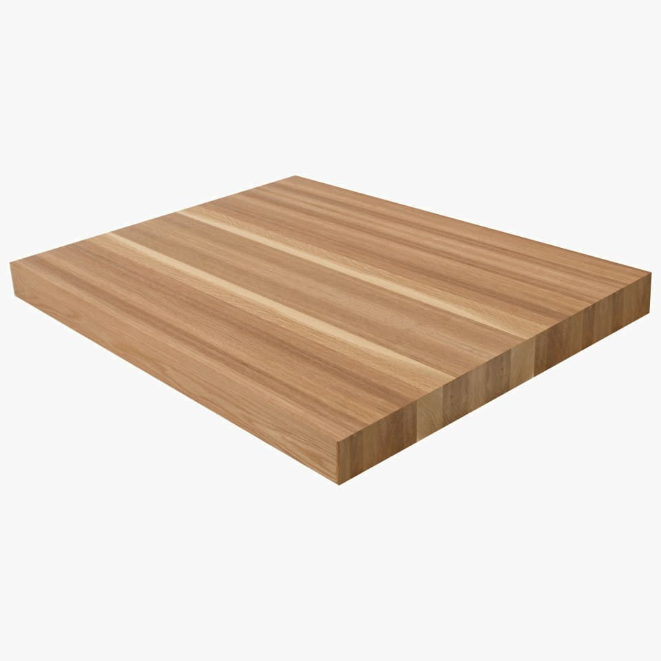 3" Thick White Oak Landing Platform - Butcher Block