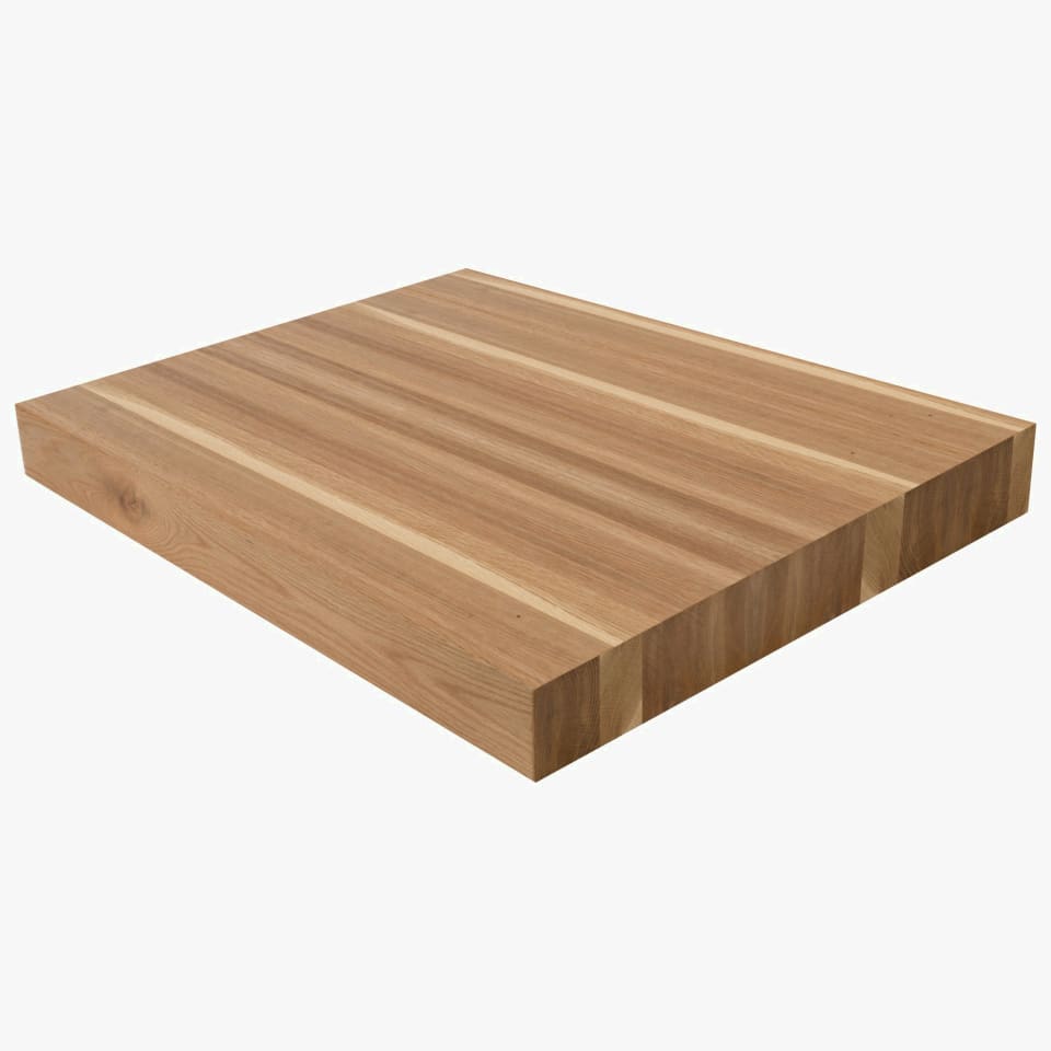 4" Thick White Oak Landing Platform - Butcher Block